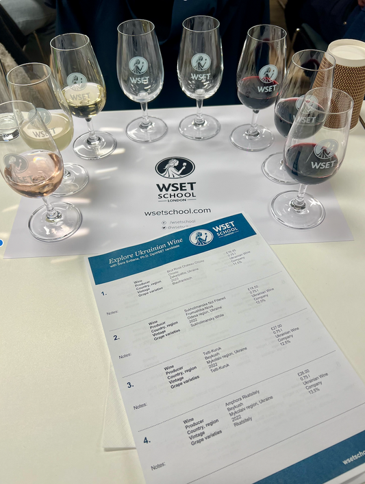 Ukrainian Wines presentation at WSET School London
