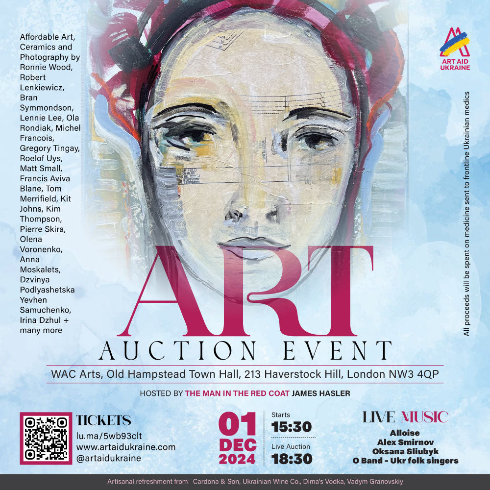Join us at Art Aid Ukraine - Auction and Event on December 1st