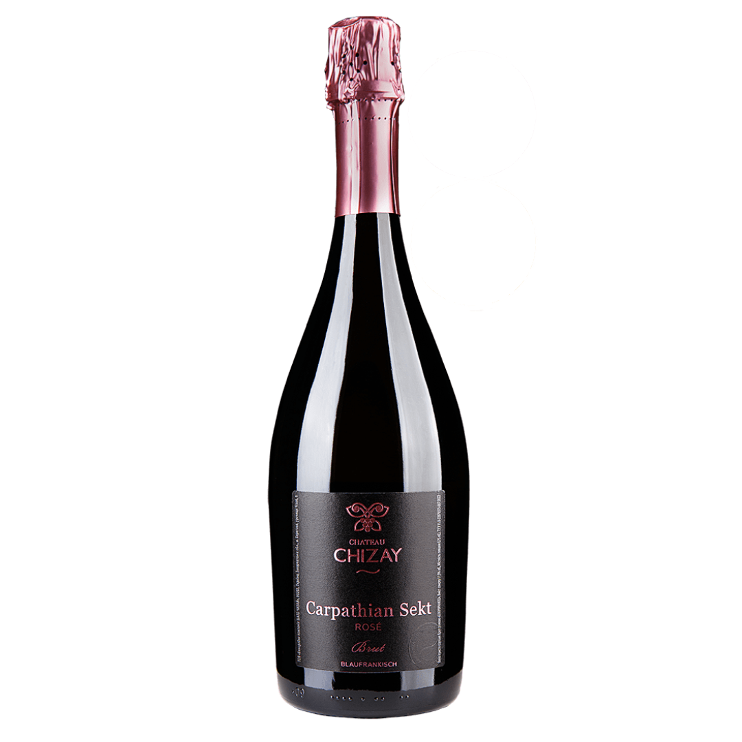 Sparkling wine brut rose Chizay