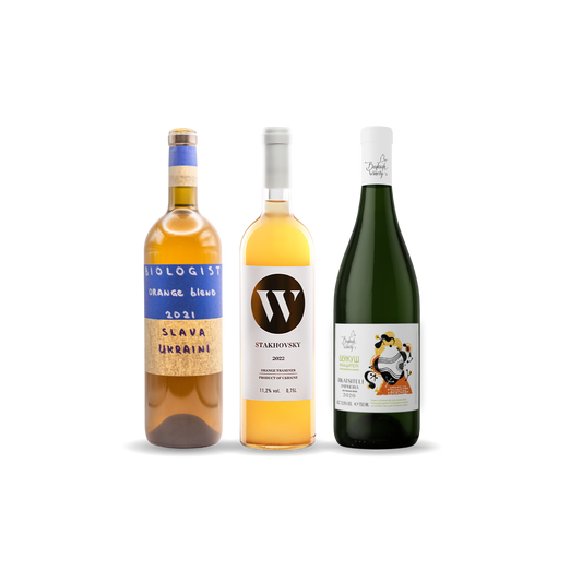 Mixed box of orange wines "Orange lovers light"