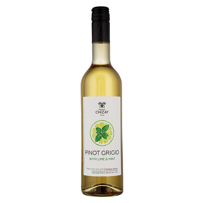 pinot grigio with lime and mint